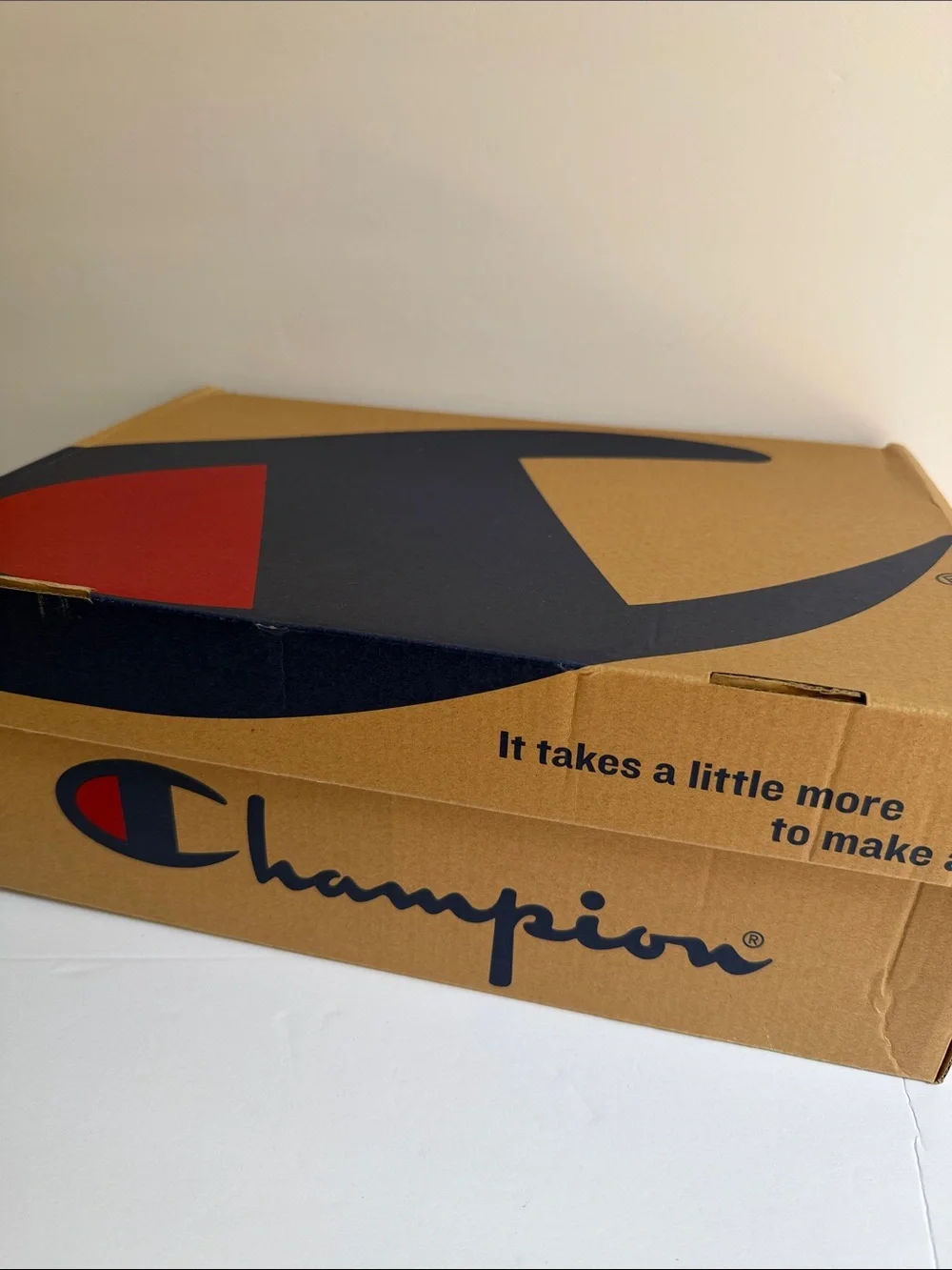 Champion Black Slip-On Knit Sneakers with Red and Gold Trim NWT 10.5